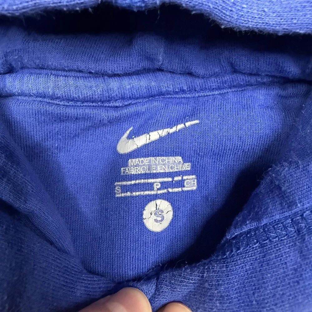 Nike Buffalo Bulls Embroidered Blue Hoodie Pullover Sweatshirt Men's Small UB